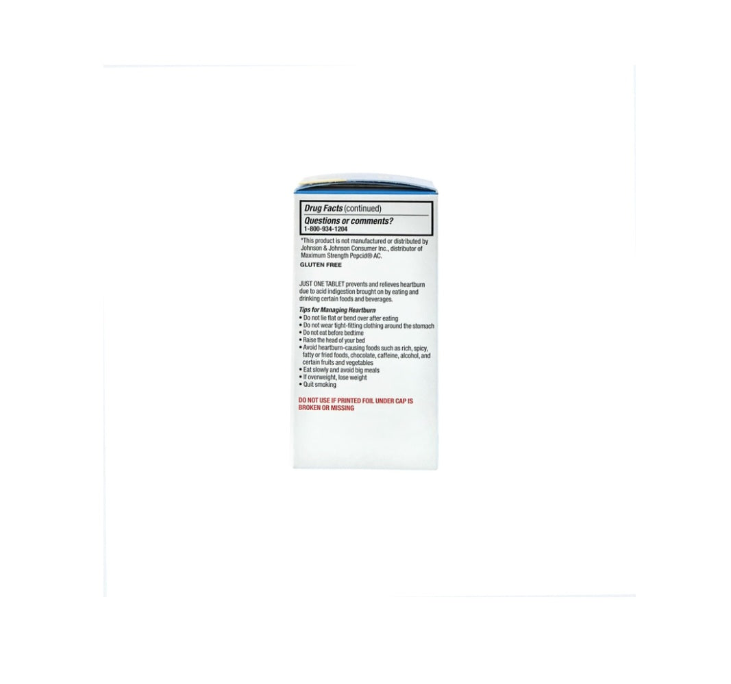 Berkley Jensen Maximum Strength Famotidine Tablets, 200 ct