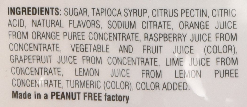 Sunkist® Individually-Wrapped Fruit Gems 32OZ (2 LB) Pouch