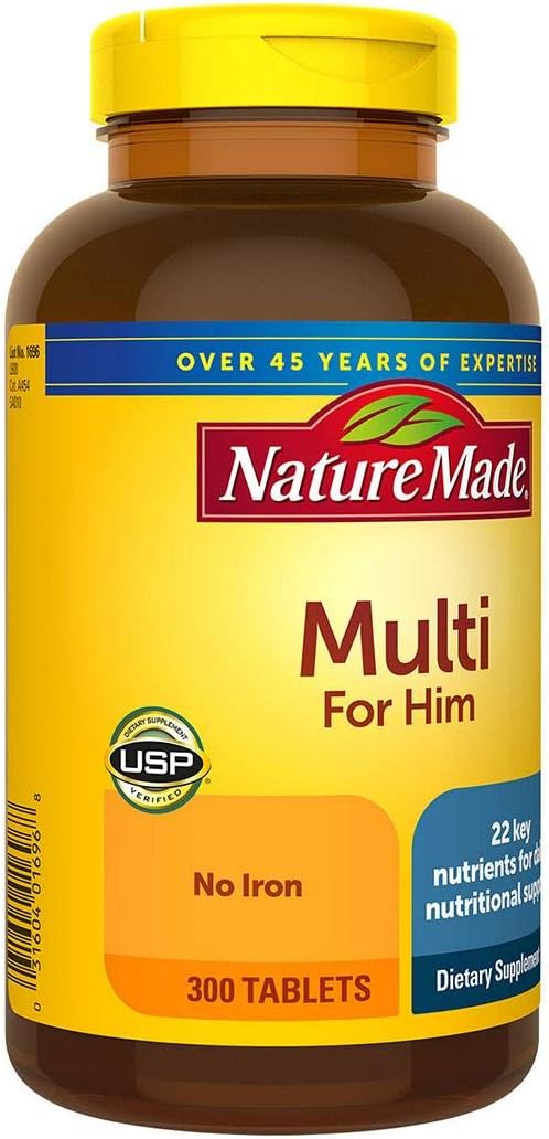 Nature Made Multivitamin For Him Tablets, 300 ct