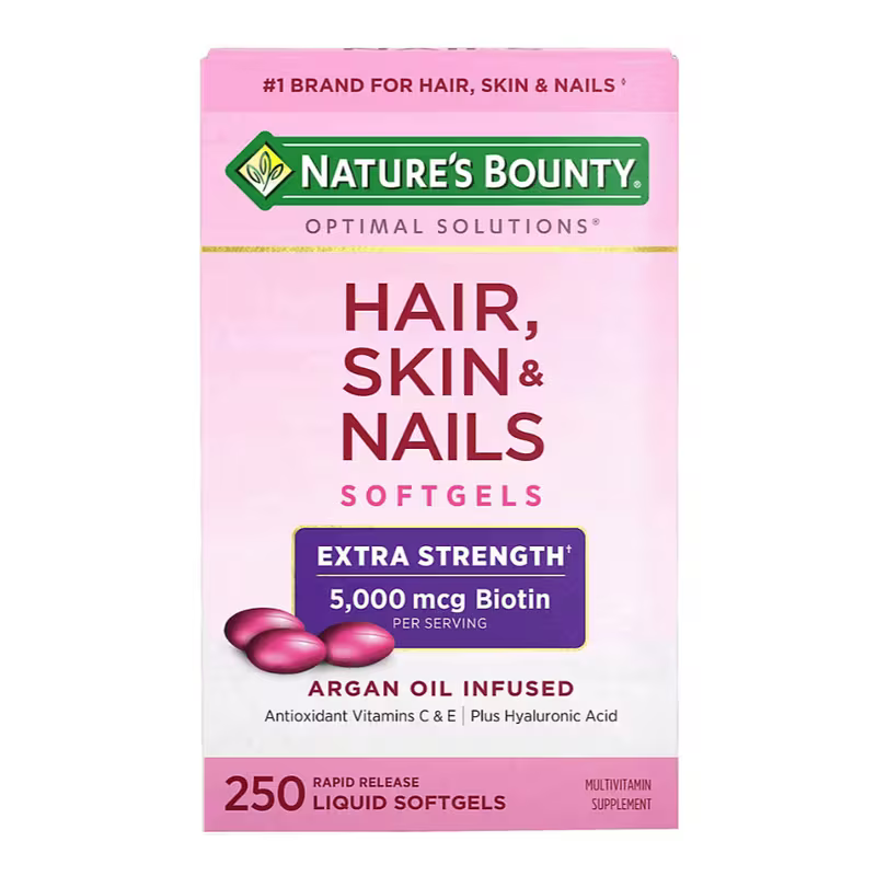 Nature's Bounty Hair, Skin and Nails, 250 Softgels